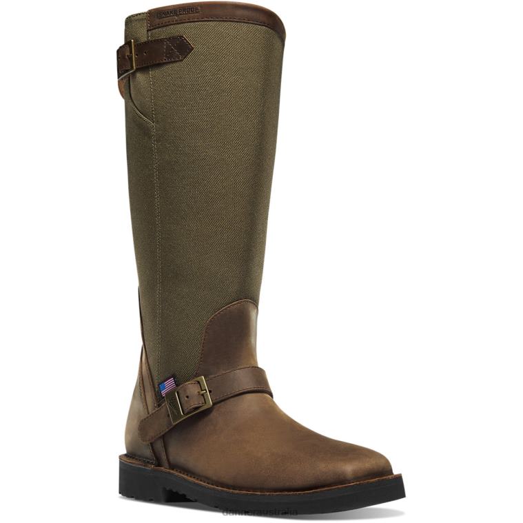 Danner San Angelo Snake Boot1 7 Brown Square Toe Danner FX42Z282 Brown - Image 2