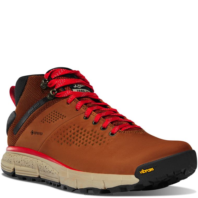 Danner Trail 2650 Mid GTX Brown/Red Danner FX42Z114 Brown/Red - Image 2