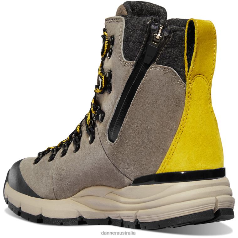 Danner Women's Arctic 600 Side-Zip 7 Driftwood/Yellow 200G Danner FX42Z420 Driftwood/Yellow - Image 3